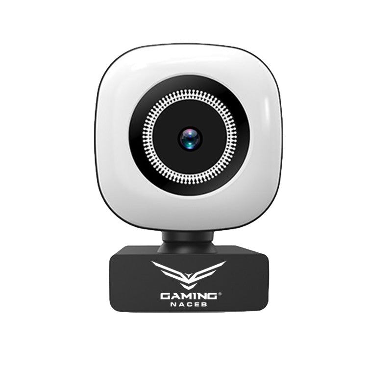 Cámara Web NACEB NA-0958 - 1080P 30FPs con micrófono y luz led, Full HD Cámara Web NACEB NA-0958 - 1080P 30FPs con micrófono y luz led, Full HD